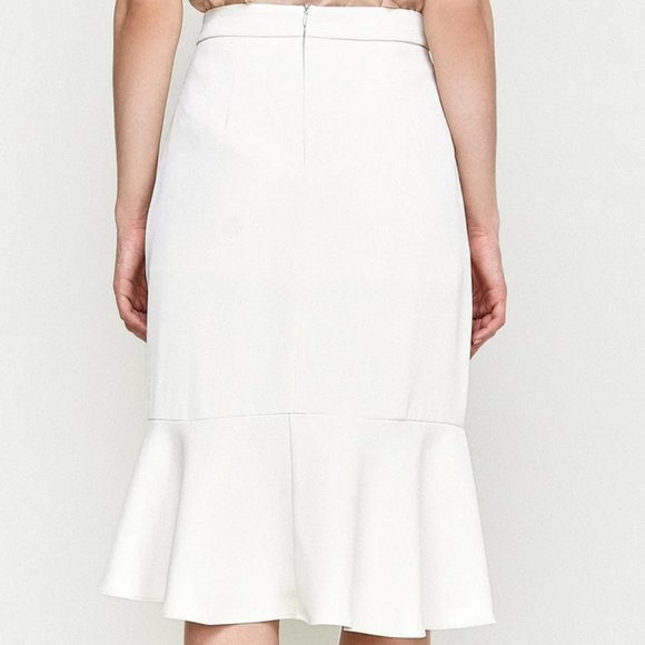 J.ING Ivory Flared Midi Skirt - Picture 2 of 3